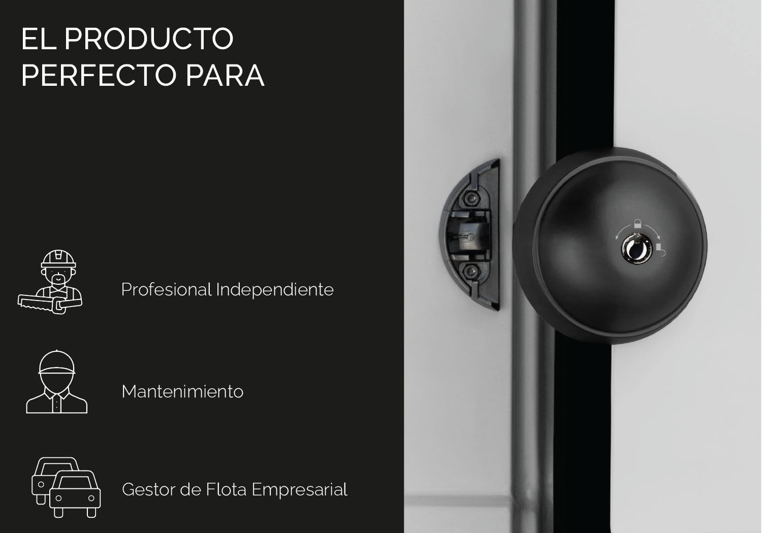 UFO MERONI SERRATURE - Ufo3 Smart Duo Cerradura Furgoneta Seguridad, Cerradura Antirrobo para Furgonetas y Vehículos Comerciales Ligeros, Cierre Manual y Automático Doble, Candado Seguridad