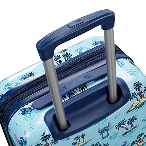 American Tourister Disney Stitch Hardside Luggage with Spinner Wheels, Carry-On 20-Inch, Stitch3