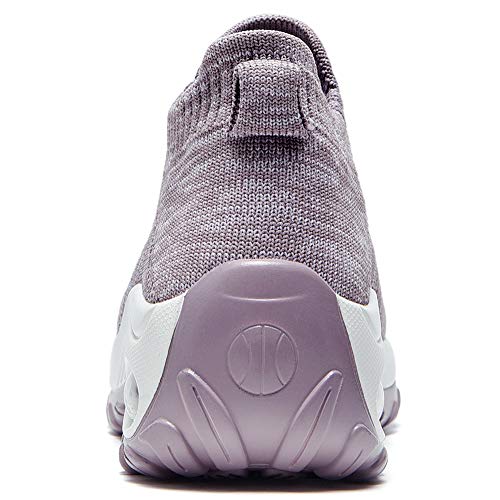 Image of Slow Man Women's Walking Shoes Sock Sneakers - Mesh Slip On Air Cushion Lady Girls Modern Jazz Dance Easy Shoes Platform Loafers