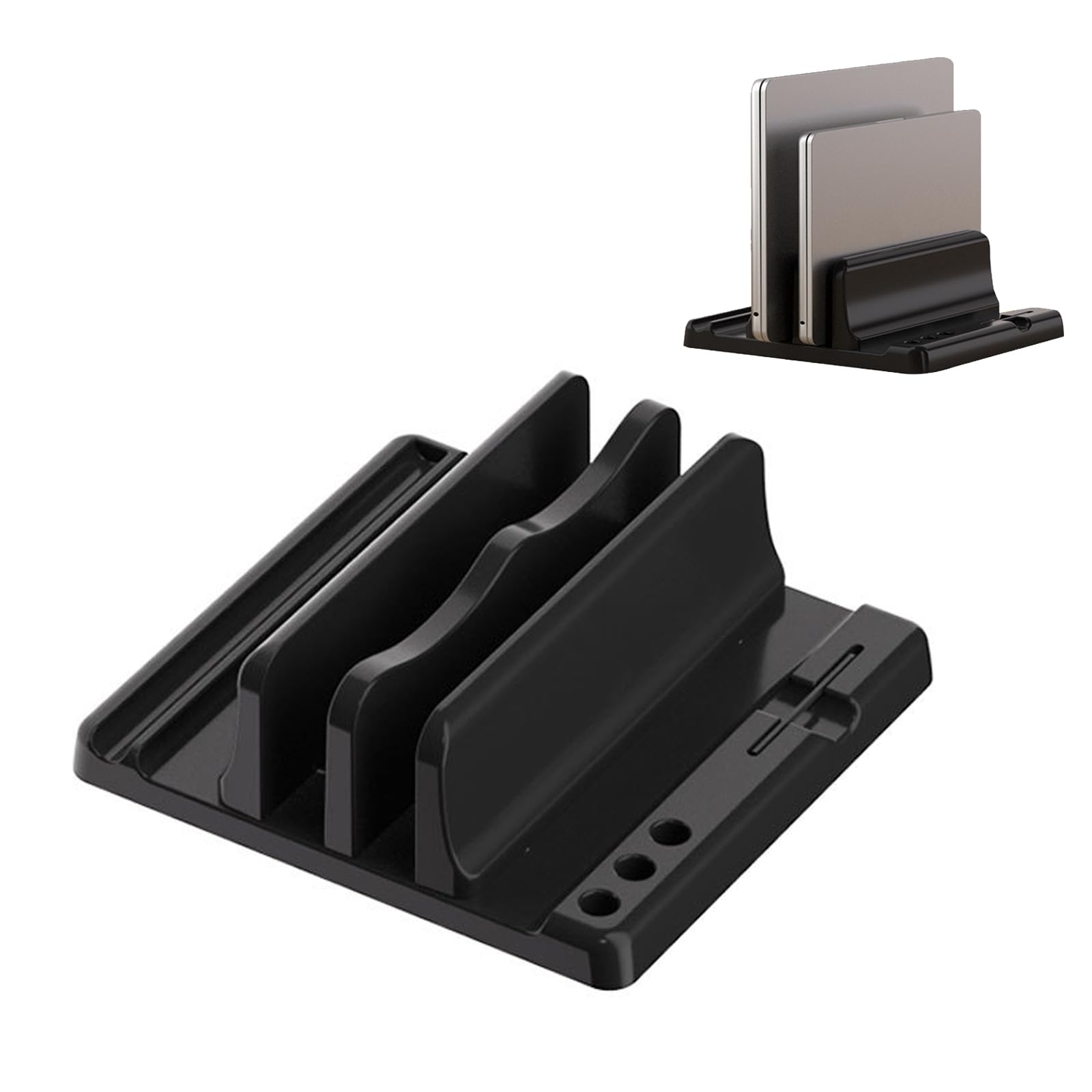 Youbester ノートパソコンスタンド 調節 可能 MacBook Dell Amazon.co.jp: SZSL ノートパソコンスタンド 縦置き 2台収納 ホルダー