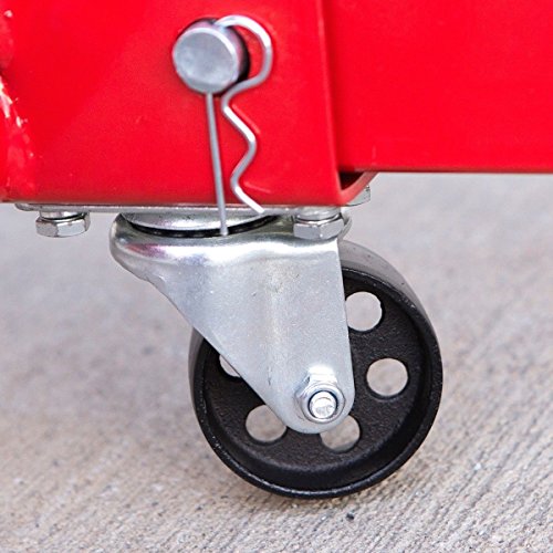 COLIBROXHeavy duty 2 Ton Double Pump Folding Cherry Picker Hydraulic