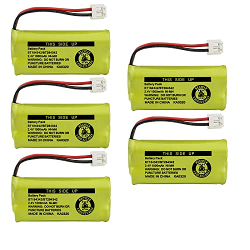 Kastar 5-Pack BT184342 / BT284342 Battery Replacement for Clarity 50613.002 D603 D613 D613C D613HS D702 D702HS, GE 25210 2-5210 25250 2-5250 25423 2-5423 25424 2-5424 25425 2-5425 27902 2-7902