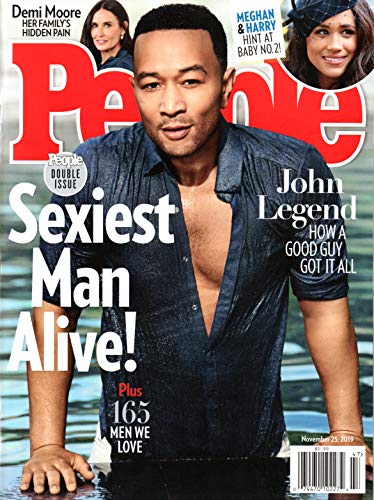 People Magazine November 25 2019 John Legend Sexiest Man Alive! Demi Moore Meghan Markle Helen Mirren
