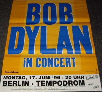 Bob Dylan – In Concert 1996 – 50 x 70 cm Poster/Poster