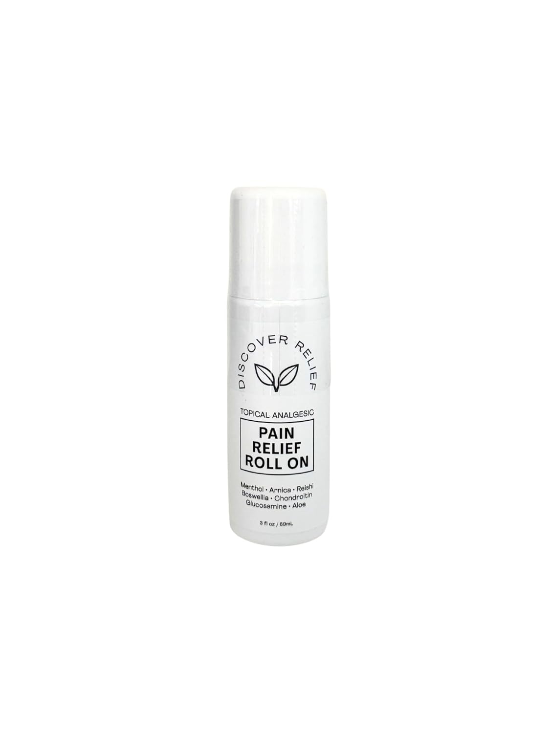 Roll-On, Fast-Acting Topical Analgesic, Natural Botanical Formula with Menthol, Arnica, Reishi, 3 fl oz, for Joint and Muscle Support