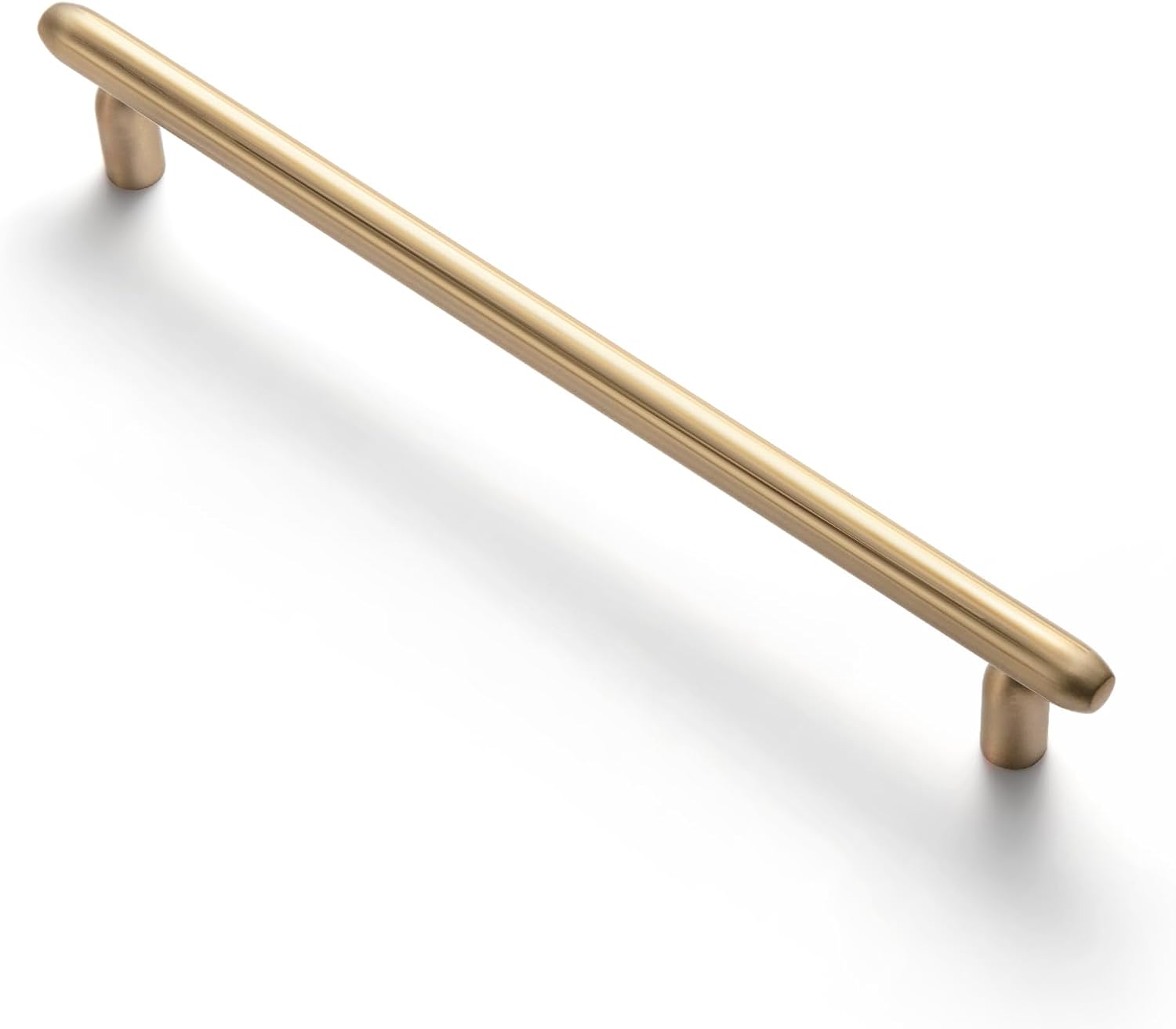 Goo-Ki 6 Pack 7 9/16 Inch Antique Brass Sleek Cylindrical Bar Cabinet Pull Handle – Linear Design for Kitchen Cabinets, Furniture & Dressers