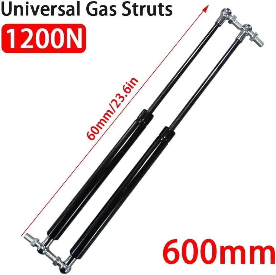 ボンネット油圧ストラット 2 個 300-600 ミリメートル車のボンネットガスストラットストラット 1200N サポートロッドユニ
