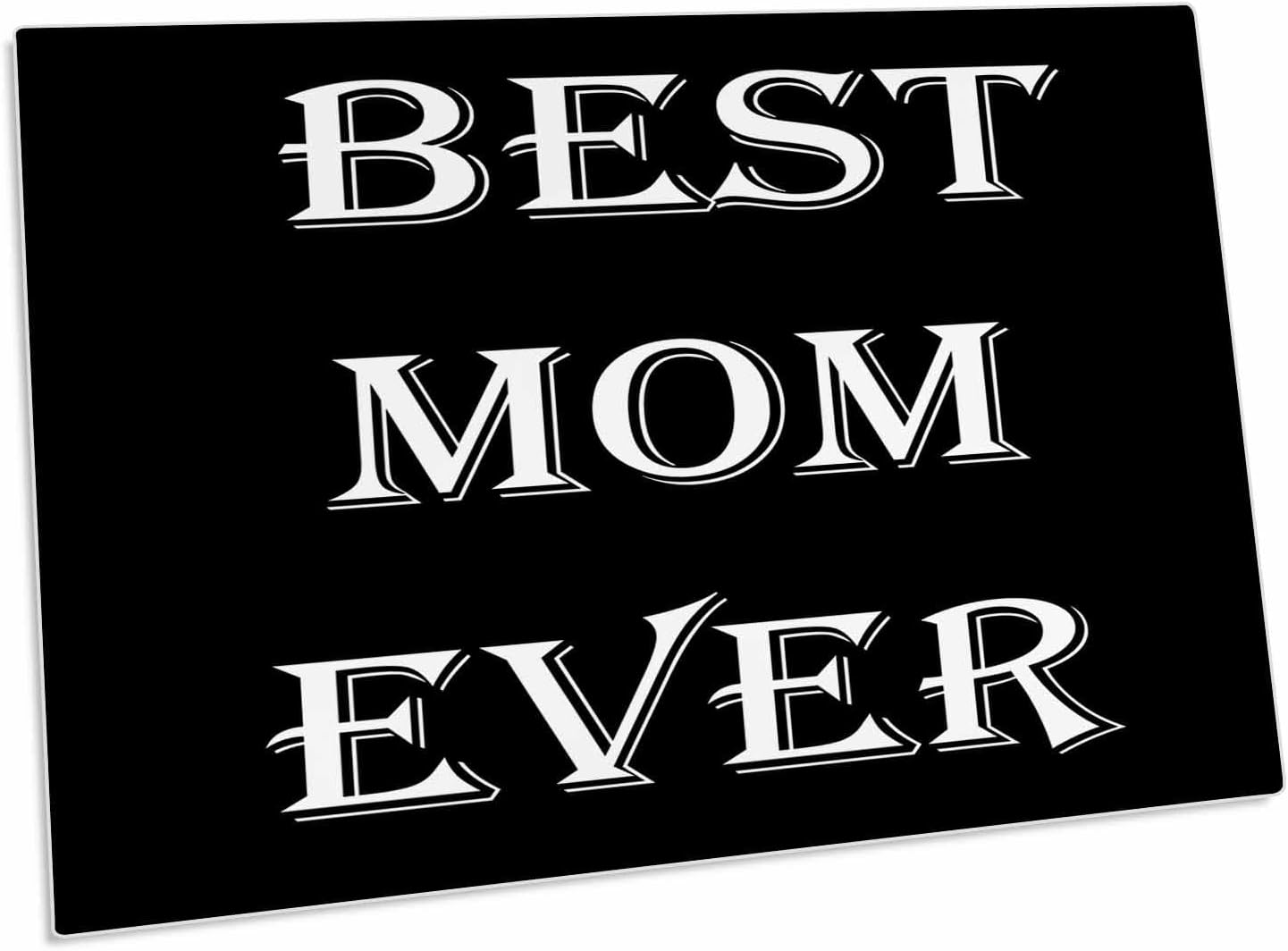 Almohadilla de escritorio 3dRose Best Mom Ever 58.4 x 40.6 cm
