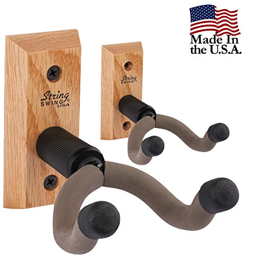 String Swing Guitar Hanger – Holder for Electric Acoustic and Bass Guitars –
