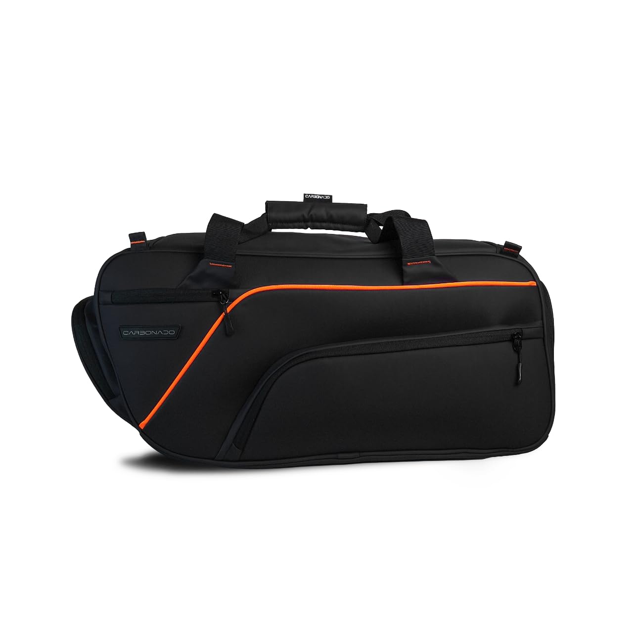 Carbonado 50L Sports Duffle Bag with Thermal Pocket (Black), | Futuristic design-image-20