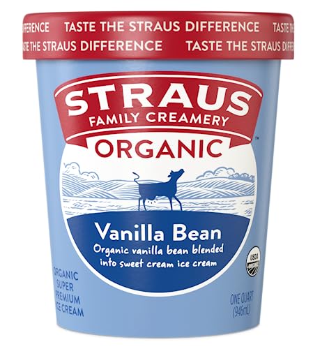 Image of Straus Family Creamery Organic Vanilla Bean Ice Cream, 32oz