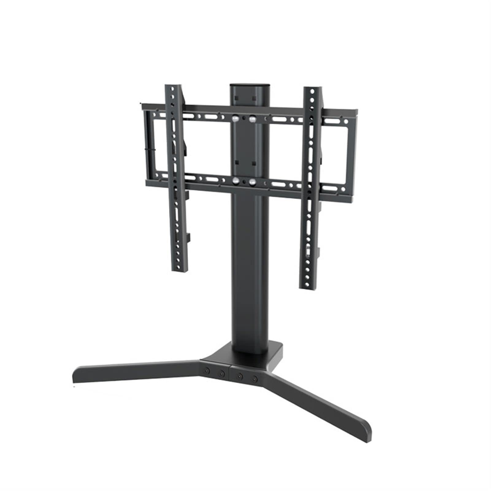 SGKOMN TV Monitor Holder Rack TV Stand Home Desktop Punch-Free LCD TVs Stand ''32-65'' TV Display Bracket Multi-Function Lift TV Base TV Bracket,Grey, Gold