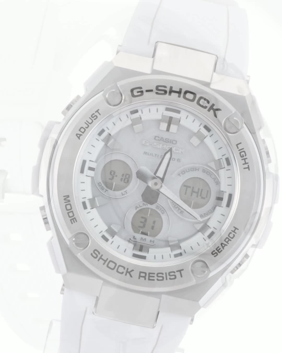 【美品】 GST-W310 ホワイト G-SHOCK Casio G-SHOCK G-STEEL GST-W310-7AJF | Sakurawatches.com