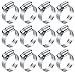 12 Piezas Abrazaderas de Manguera Ajustables de 21-38mm, Abrazadera de Clips de Tracción Gusano de Acero Inoxidable 304 para Tubo, Lavadora, Piscina, Jardín, Fijación Tubería