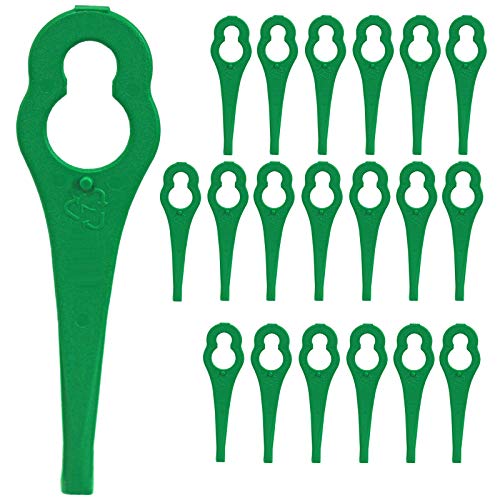 Nanlaohu 20 x Plastic Blades for GTECH ST04 ST05 Grass Trimmer Strimmer