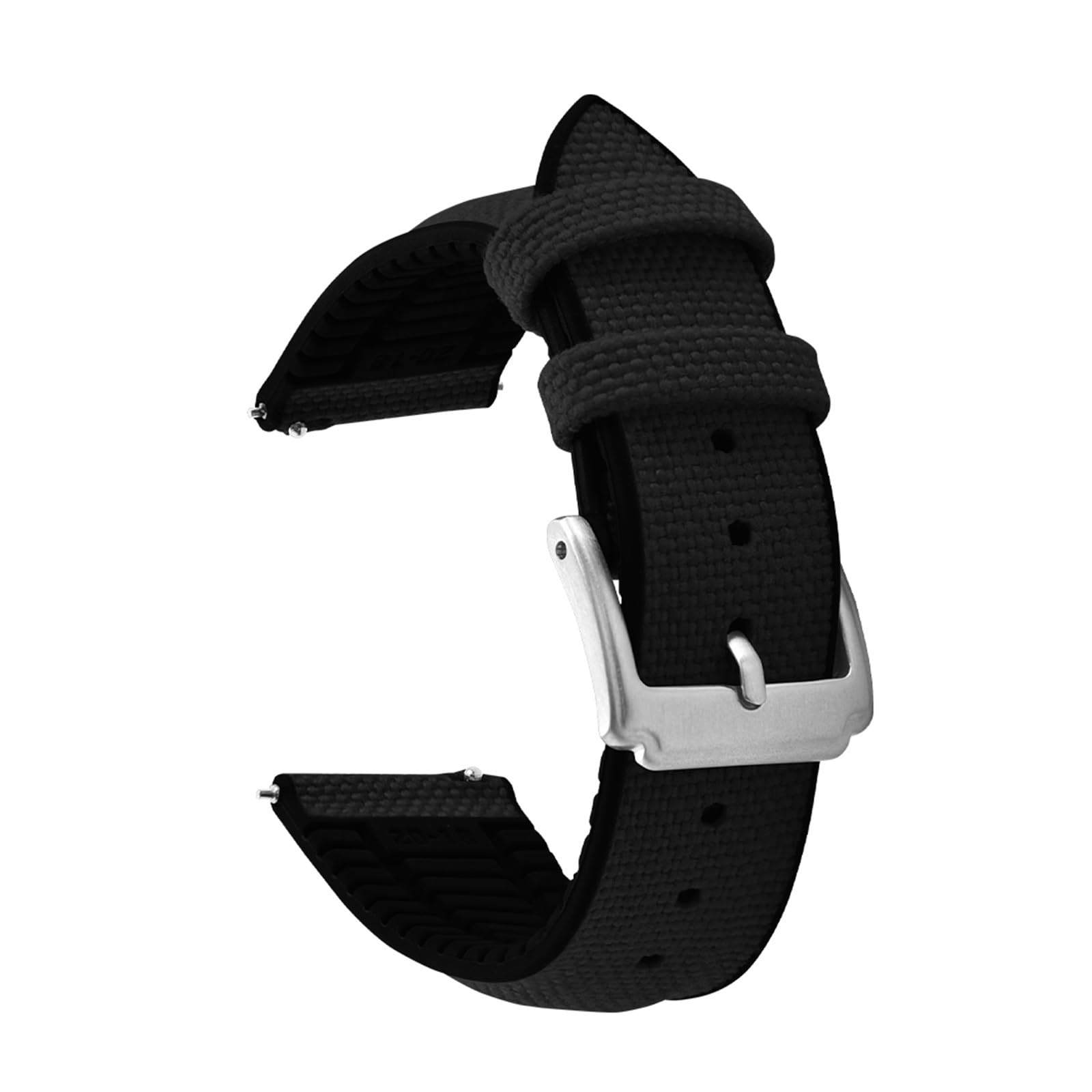Cinturino per orologio unisex in nylon elastico 18mm 19mm 20mm 21mm 22mm Cinturini in silicone morbido Braccialetti sportivi in ​​tela per vele