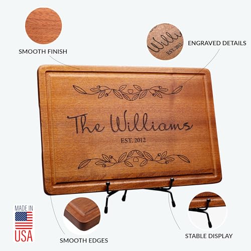Tabla de cortar rectangular personalizada ArtPix de bambú miniatura 2