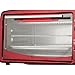 Brentwood Toaster Oven Stainless Steel, 4-Slice, Red