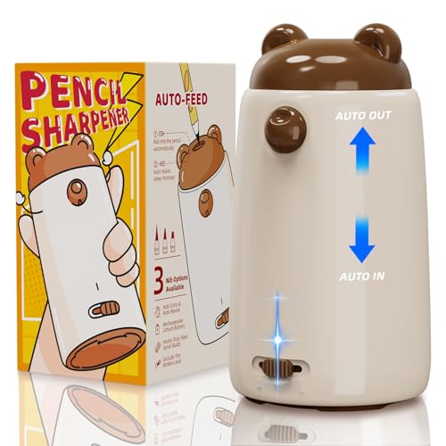 ZMOL Rechargeable Automatic Pencil Sharpener for Kids