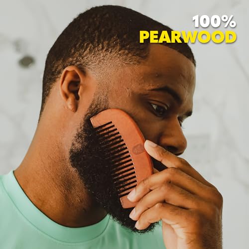 Image of The Beard Club Brush, Comb and Scissors Grooming Kit for Men's Beards and Mustaches Gift Set