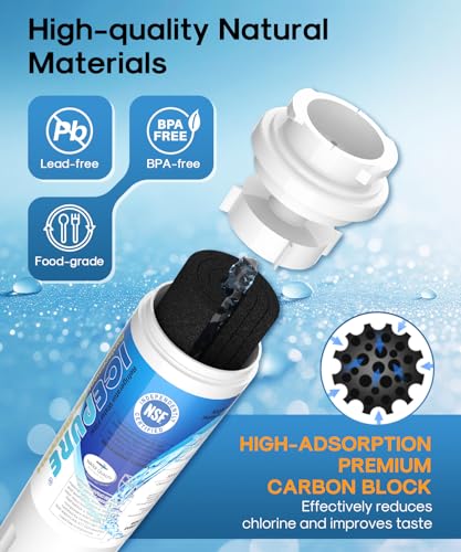 Image of ICEPURE UKF8001 Refrigerator Water Filter 4, RWF0900A, 2PACK | Replacement for Maytag UKF8001, Whirlpool EDR4RXD1, Everydrop Filter 4 FMM-2 46-9006 9084 MPF15090 WF295 SGF-M9 Puriclean II