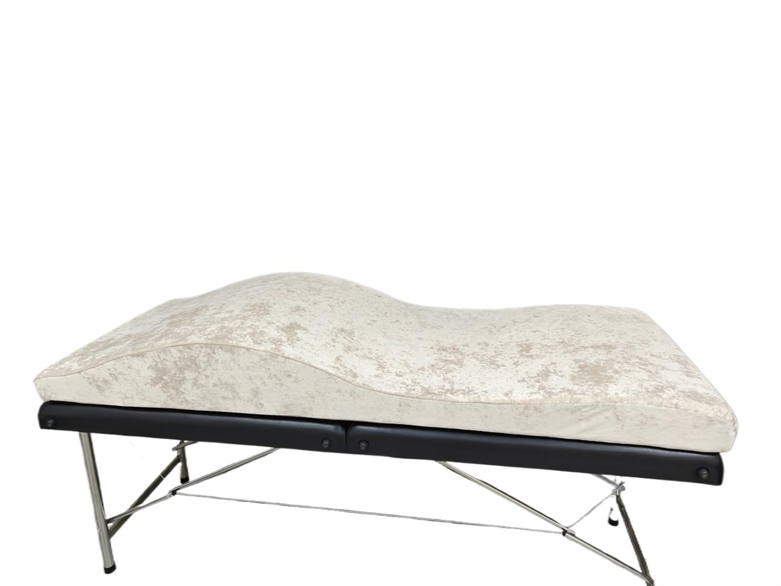 Topper for Massage Bed Massage Mattress and Cover Wave Memory Foam Bed Beauty Salon Spa Curved Topper(White mattress)