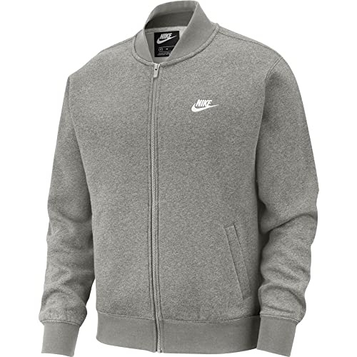 Nike BV2686-063 M NSW Club BOMBR JKT BB Jacket Mens dk Grey Heather/dk Grey...