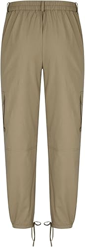 Miniatura 4 de Shiyingl Cargo Pants for Men Casual Joggers Athletic Pants Cotton Loose Sweatpants Relaxed Fit Stretch Elastic Waist Pants