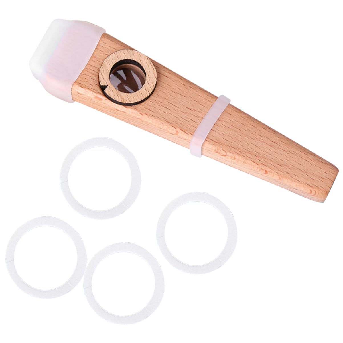 Holz Kazoo Instrument für Erwachsene, Leicht zu Spielen, Tragbar