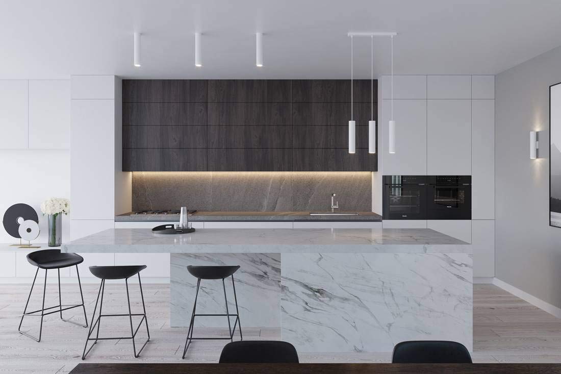 SOLLUX lighting Lampada da Soffitto - Lampada da Sospensione - in Acciaio - Lampadina LED - 3 Paralumi - Bianco Lagos