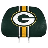 NFL - Green Bay Packers 2 Piece Full Color Headrest Cover Set