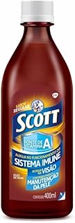 Scott Suplemento Alimentar Multivitaminico, com Vitamina A e Vitamina D, Sabor Regular, 400ml