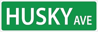 Imagine This Husky Street Sign