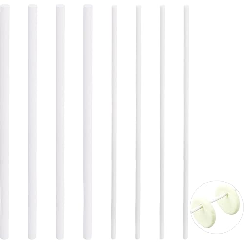 BENECREAT 8Pcs 2 Style Ceramic Jewelry Hanging Burning Bracket, Reusable Bead Hanging Burning Rod for Clay Pottery Crafts Furnace Tools