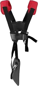 YOUSHARES Arnés Desbrozadora Usar con la Stihl FS, KM Series Str Trimmer, Echo, Husqvarna, Shindaiwa, Kawasaki, Honda(Rojo)