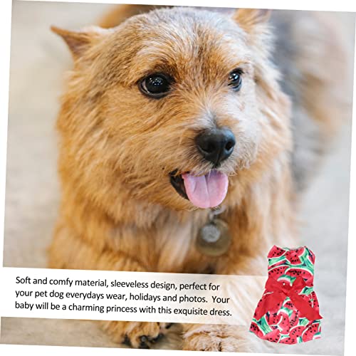 COLLBATH Vestidos Para Cães Pequenos Roupas Para Animais De Estimação Vestido Para O Verão Vestido F
