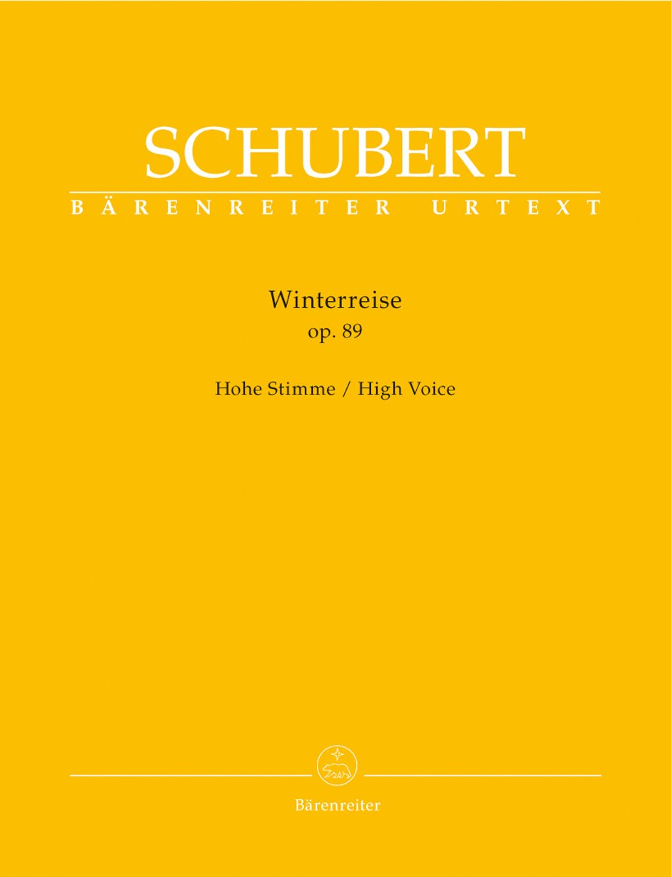 Winterreise op. 89 (Hohe Stimme). Singpartitur, Urtextausgabe