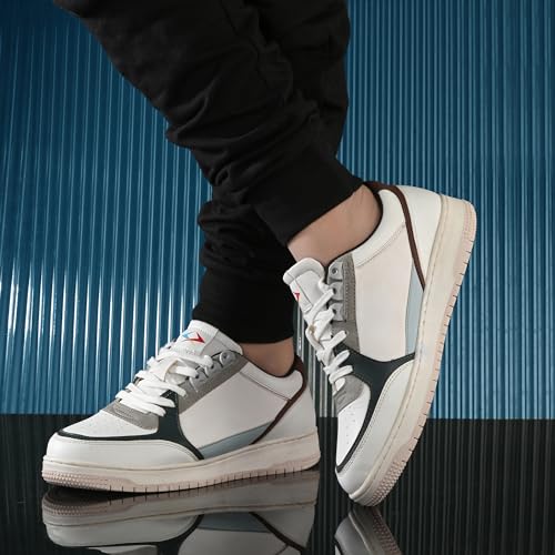 Image of Cruiser Mens Sneaker | Casual Shoes | Cushioned Insole | Lace-Up Design | Arch Support & Ventilated Comfort | Perfect Pair with Casual Outfit (Augustus)