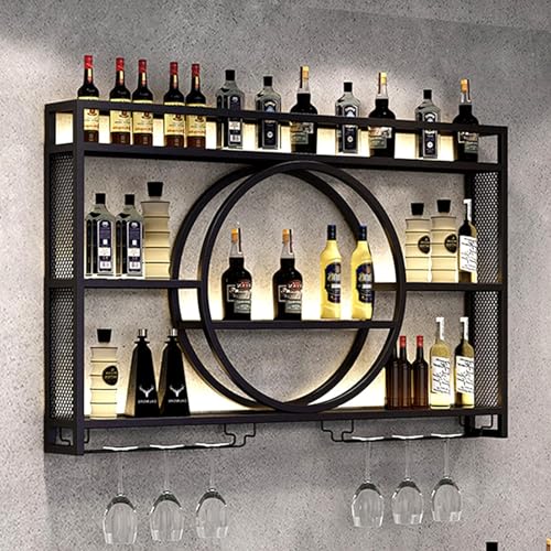 Étagère à liqueur en fer pour libérer de l'espace et ranger vos verres