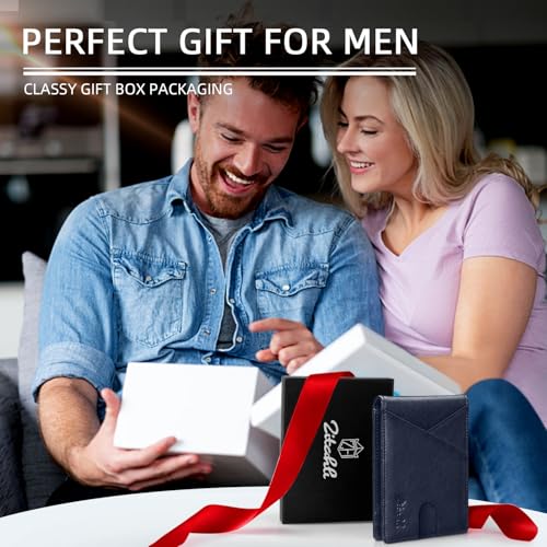 Image of Zitahli Bifold Wallets for Men, Slim RFID Leather Card Holder Cash Pocket | Minimalist Front Pocket Design, Holds 11 Cards, RFID Protection, Gifts for Men on Birthdays, Father's Day, and Christmas