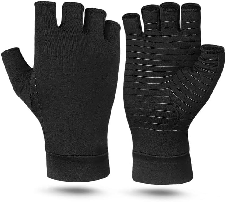 Copper Arthritis Compression Arthritis Gloves,88% Copper Content Comfortable Gloves For Pain Relief of RSI, Rheumatoid Arthritis Carpal Tunnel,Great for Joints When Sports, Housework,Computer Type