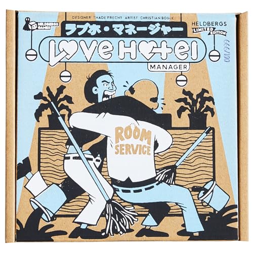 Heldbergs Games Kartenspiel für Erwachsene: Love Hotel Manager – humorvolles Spiel mit verführerischen Gästen, sinnlichen Zimmern und frechem Spaß für Paare und Freunde