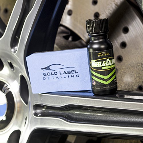 Gold Label Detailing Wheel and Caliper 5 Year Ceramic Coating 15ml | 9H Hardness | Long Lasting | Scratch Protection | Hydrophobic | Repel Brake Dust | UV Resistance