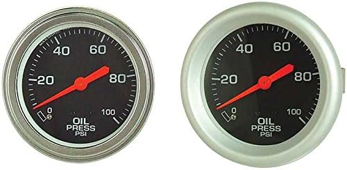 Big End Performance Big Ant 15201 Black Face Oil Pressure Gauge