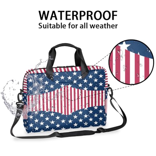 Bolsa para portátil patriótica de 16 pulgadas resistente al agua miniatura 2