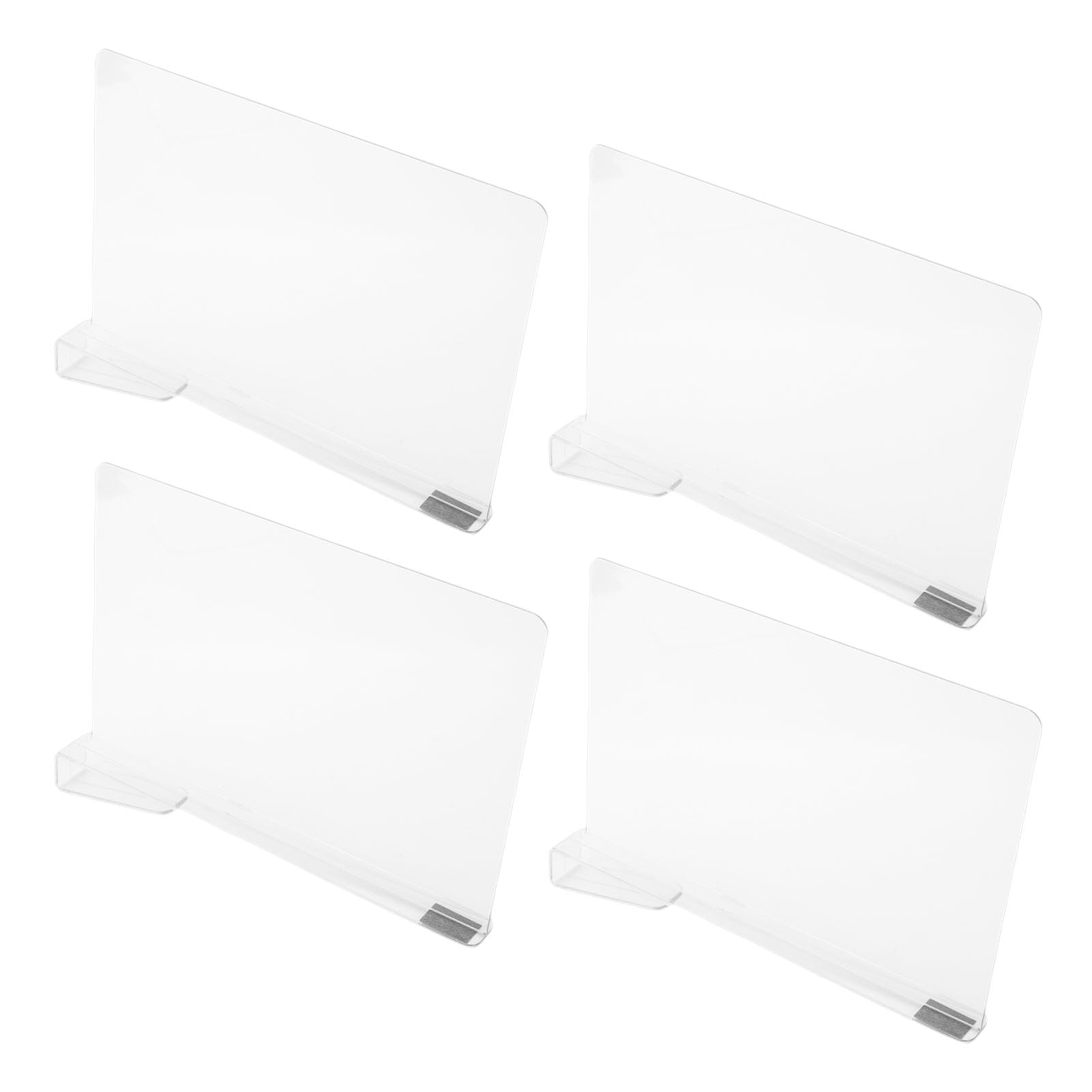 Divisor de Estante de Armario Transparente Pet con Construcción Transparente Resistente para Organizar Armario, Estantes para Libros, Almacenamiento de Bolsos