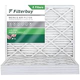 Filterbuy 16x22x1 Air Filter MERV 8 Dust Defense (5-Pack), Pleated HVAC AC Furnace Air Filters...