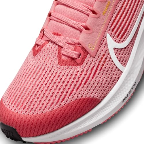 NIKE Air Zoom Pegasus 40, Sapatilhas de corrida unissexo para crianças, Giz coral pulso branco citrã