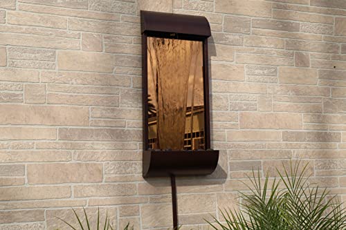 Kenroy Home 51055Orb Vale Indoor/Outdoor Wall Fountain With Bronze Finish, Rustic Style, 33" Height, 14" Width, 5" Depth #TOP7