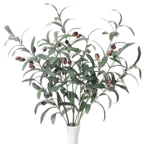 SzJias Olive Branches for Vases Artificial Olive...